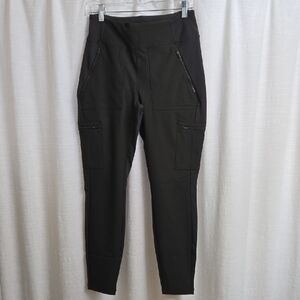 Athleta Dark Green Cargo Leggings Size 8
